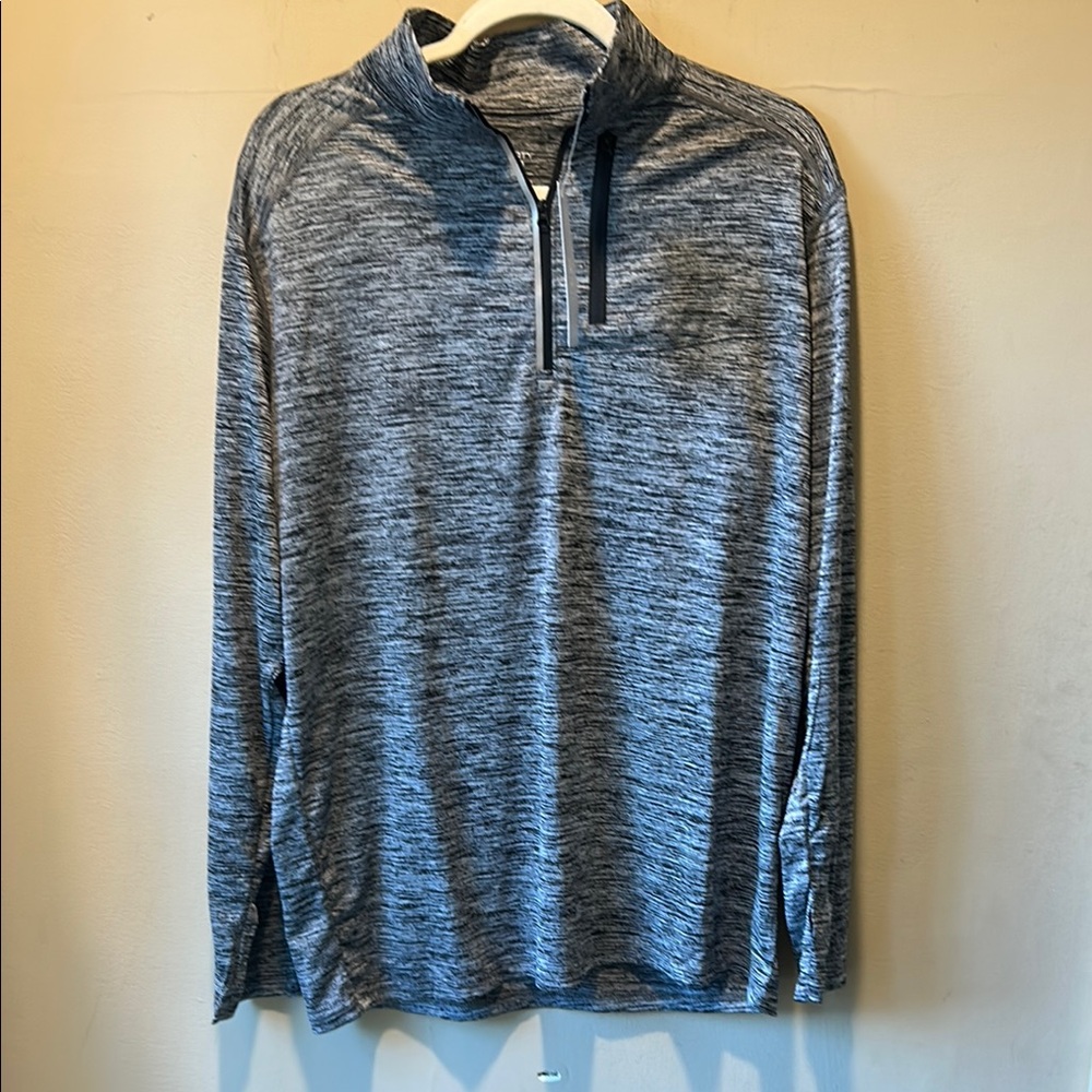 Liberty Gray Quarter-Zip Jersey Shirt